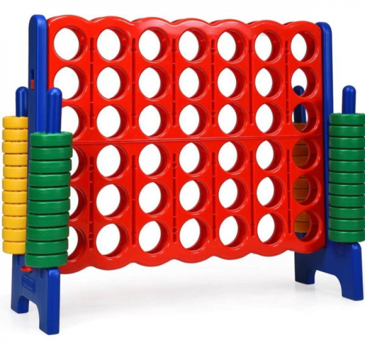 Jumbo Connect 4-Red-Blue